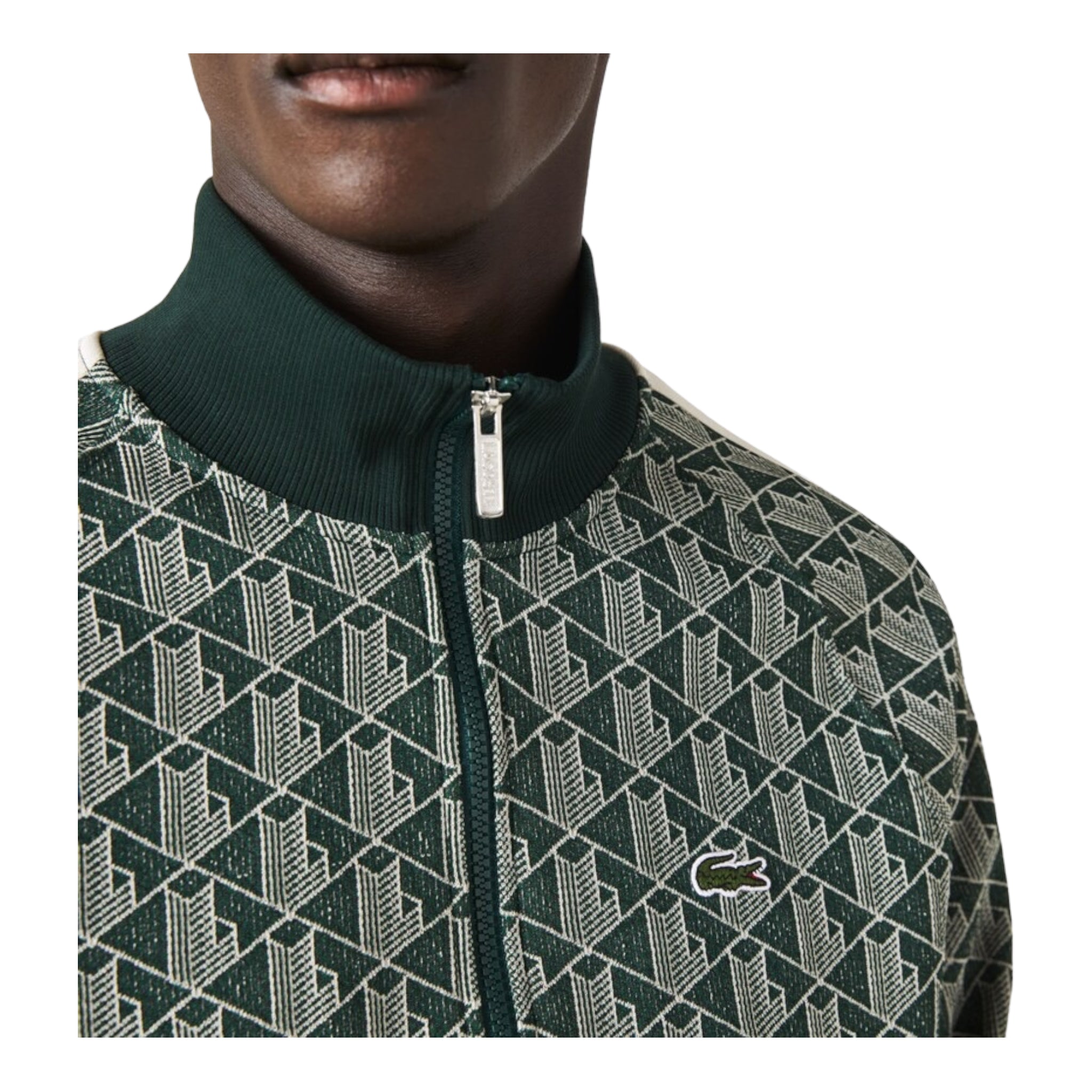 Men's Monogram Print Track Jacket - Men's Jackets & Coats - New In 2023